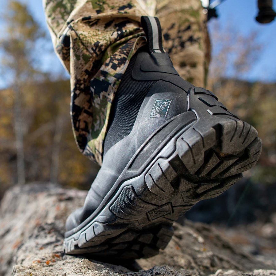 Muck Boots Apex Mid Zip Vadászbakancs Férfi Fekete | AXMZ000