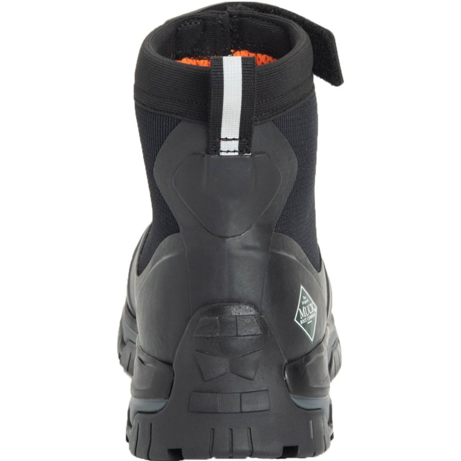 Muck Boots Apex Mid Zip Vadászbakancs Férfi Fekete | AXMZ000