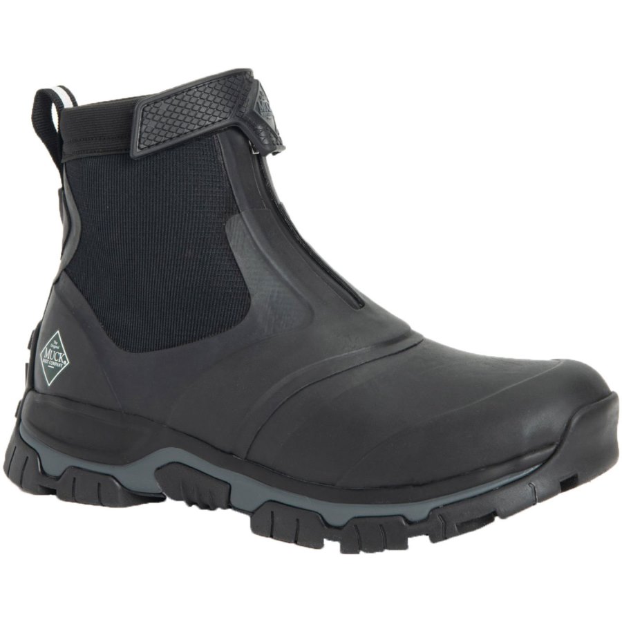 Muck Boots Apex Mid Zip Vadászbakancs Férfi Fekete | AXMZ000