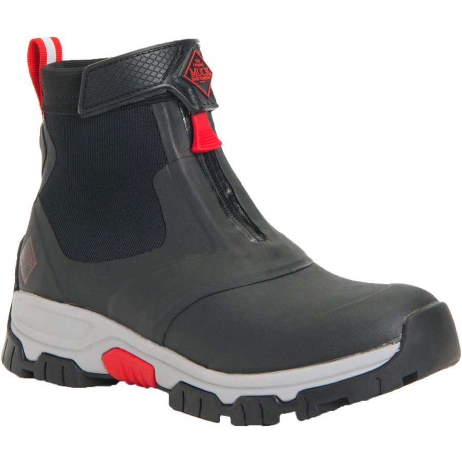 Muck Boots Apex Mid Zip Vadászbakancs Férfi Fekete | AXMZ106