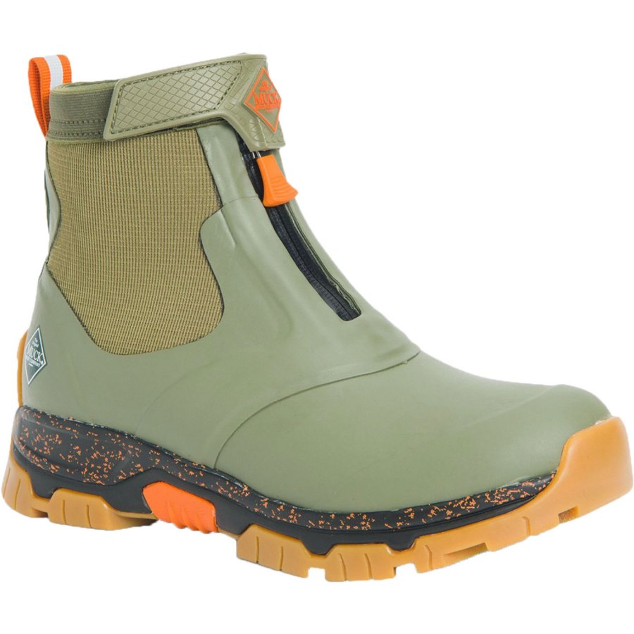 Muck Boots Apex Mid Zip Vadászbakancs Férfi Zöld | AXMZ302