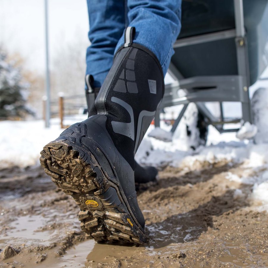 Muck Boots Apex Pro Vibram Arctic Grip All-Terrain Boot Hosszú Szárú Csizma Férfi Fekete | APMT000