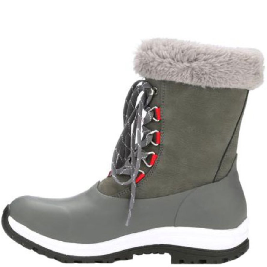 Muck Boots Apres Csipke Arctic Grip Téli Csizma Női Szürke | WALV100