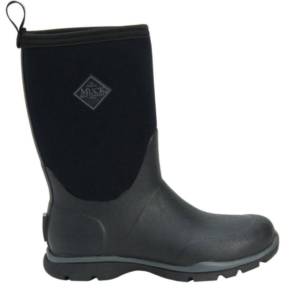 Muck Boots Arctic Excursion Mid Boot Rövid Szárú Csizma Férfi Fekete | AEP000