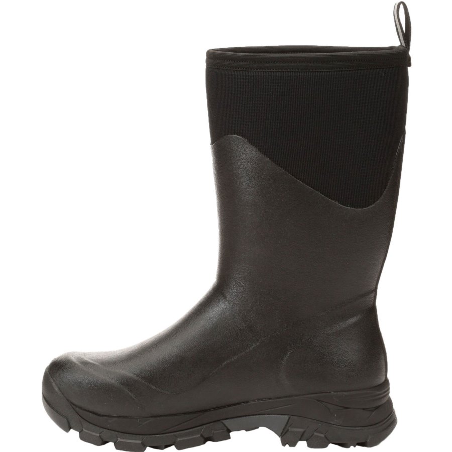 Muck Boots Arctic Ice Mid + Vibram Arctic Grip A.T. Rövid Szárú Csizma Férfi Fekete | AVMVA000