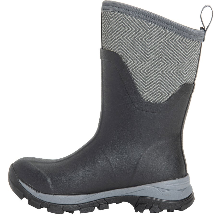 Muck Boots Arctic Ice Vibram Arctic Grip All-Terrain Mid Boot Rövid Szárú Csizma Női Fekete | ASVMA101