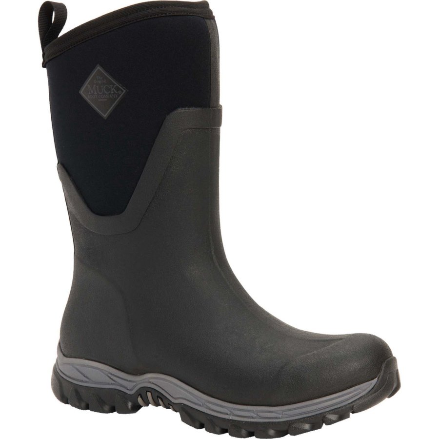 Muck Boots Arctic Sport II Mid Boot Rövid Szárú Csizma Női Fekete | AS2M000