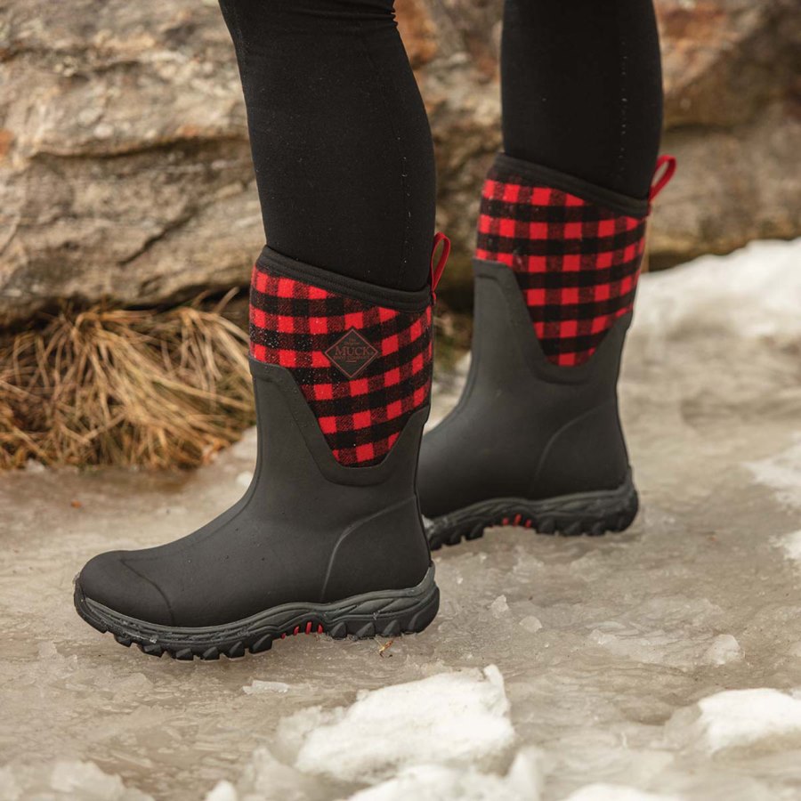 Muck Boots Arctic Sport II Mid Boot Rövid Szárú Csizma Női Fekete | AS2M0PLD