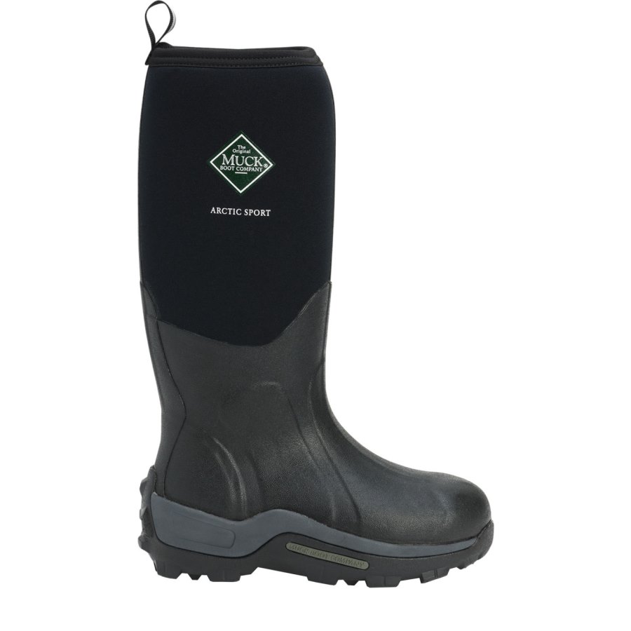 Muck Boots Arctic Sport Magas Hosszú Szárú Csizma Férfi Fekete | ASP000A