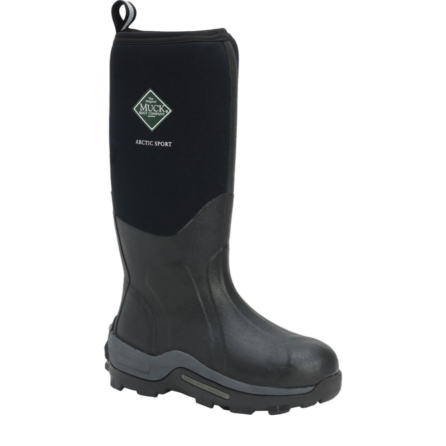 Muck Boots Arctic Sport Magas Hosszú Szárú Csizma Férfi Fekete | ASP000A