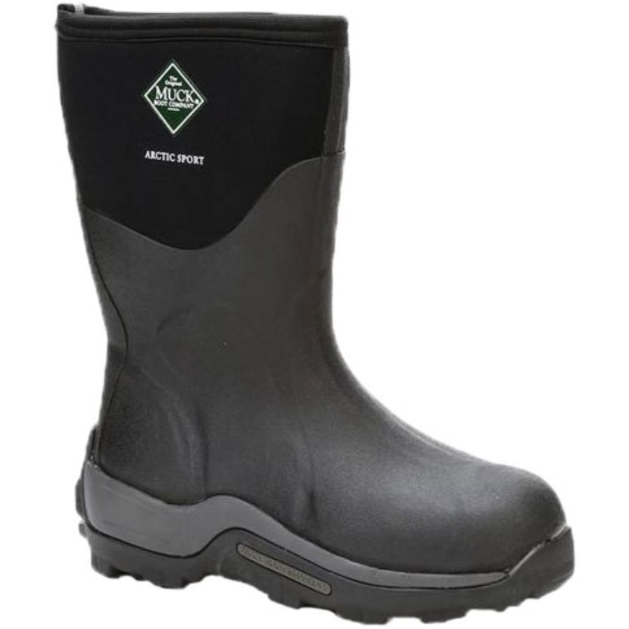 Muck Boots Arctic Sport Mid Boot Rövid Szárú Csizma Férfi Fekete | ASM000A