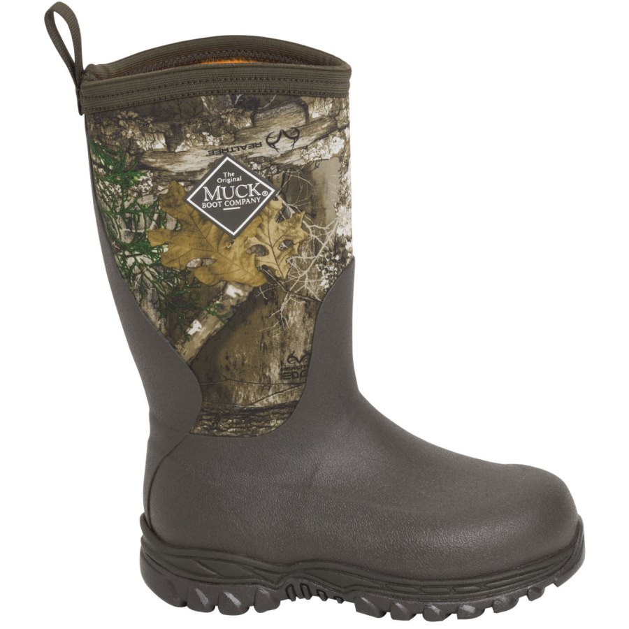 Muck Boots Camouflage RealTREE® Edge™ Rugged II Boot Csizma Gyerek Camo | RG2RTE