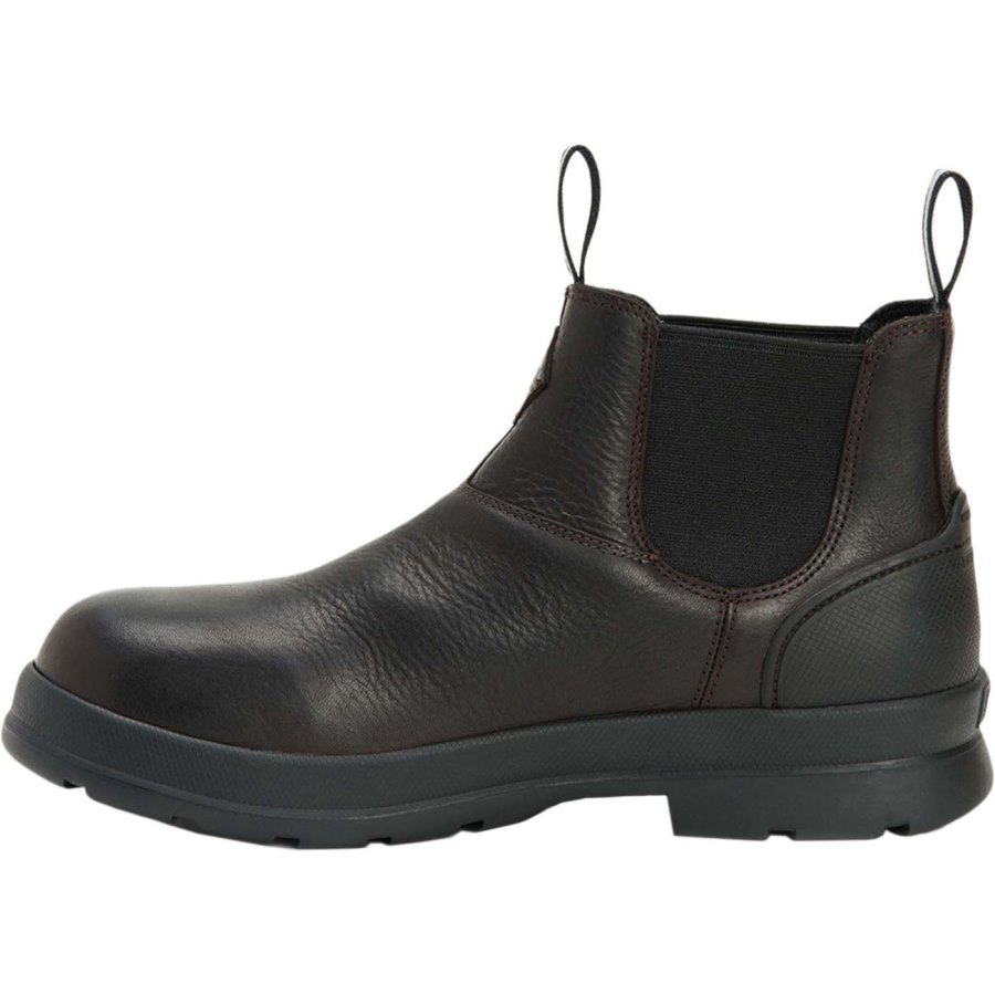 Muck Boots Chore Farm Bőr Chelsea Boot Chelsea Csizma Férfi Barna | CCLP900