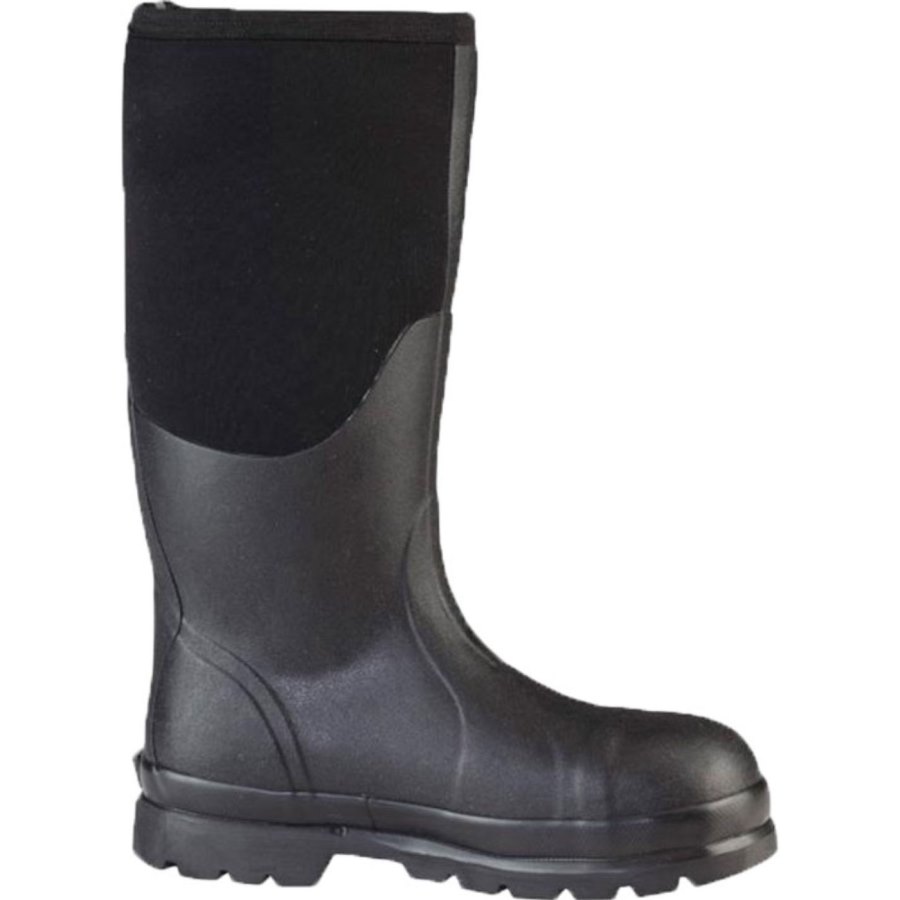 Muck Boots Chore Steel Toe Munkabakancs Férfi Fekete | CHS000A