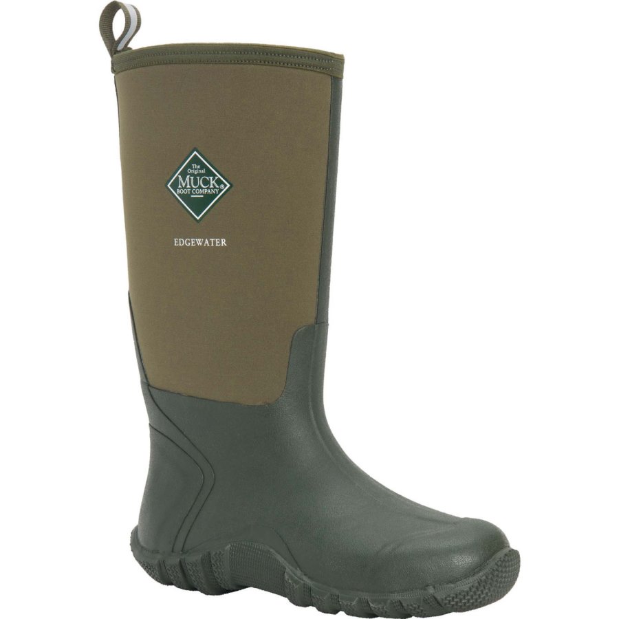 Muck Boots Edgewater Magas Boot Munkabakancs Férfi Zöld | EWH333T