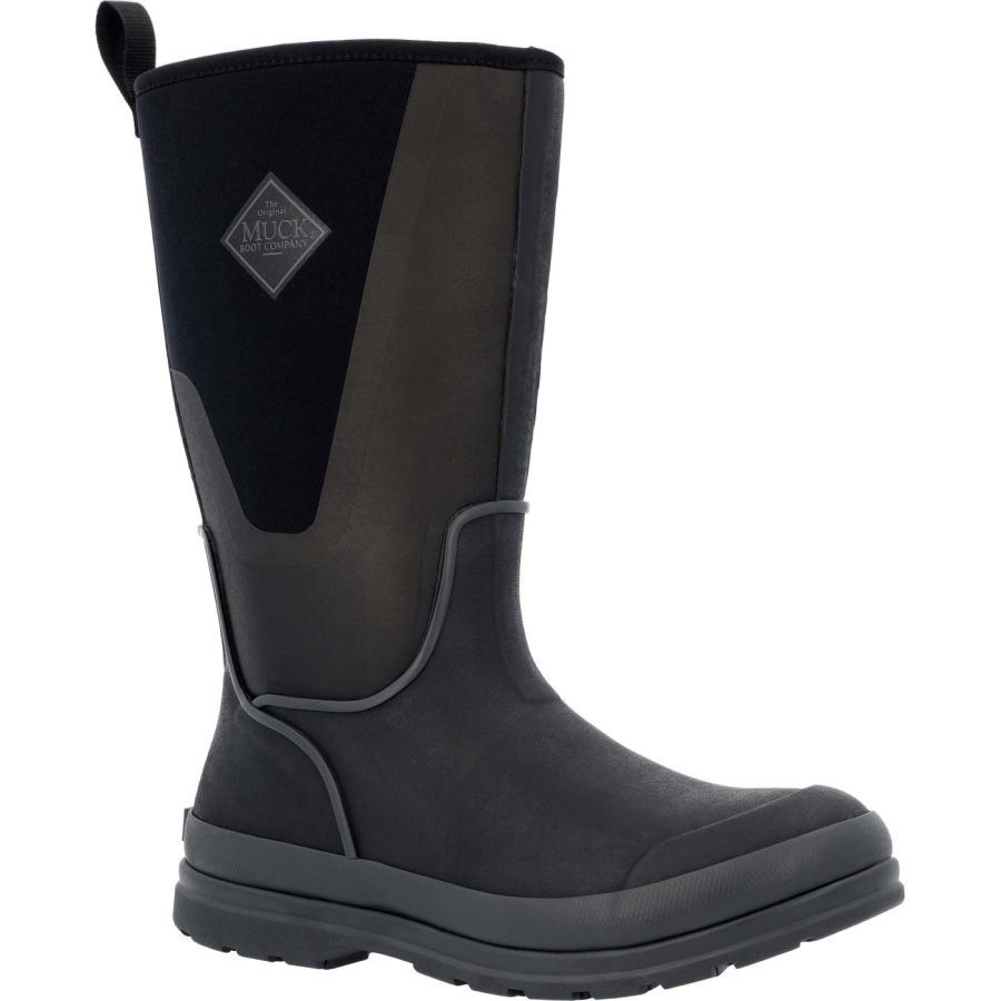 Muck Boots Eredeti Magas Fleece Boot Hosszú Szárú Csizma Női Fekete | OTW001