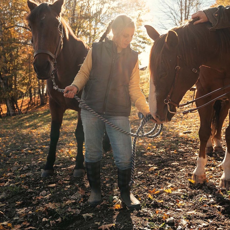 Muck Boots Hale - Plaid Hosszú Szárú Csizma Női Szürke | HAW1PLD