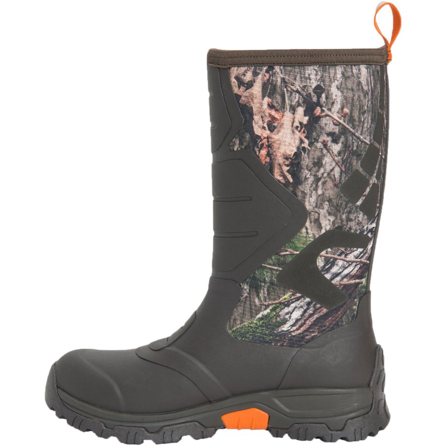 Muck Boots Mossy Oak® Country DNA™ Apex Pro Vibram Arctic Grip All-Terrain Boot Hosszú Szárú Csizma Férfi Camo | APMTMDNA