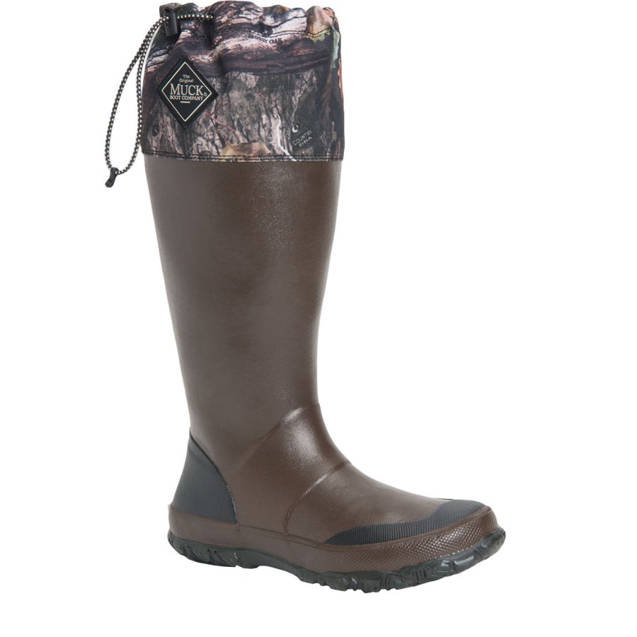 Muck Boots Mossy Oak® Country DNA™ Forager Magas Boot Hosszú Szárú Csizma Férfi Barna | FORMDNA