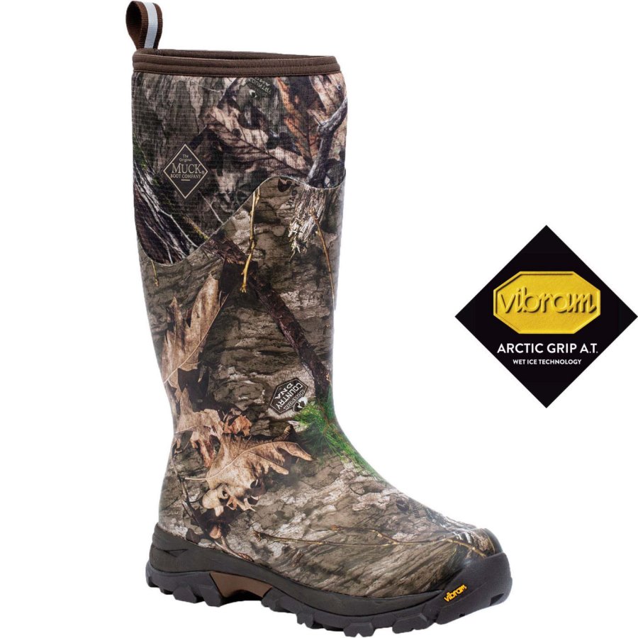 Muck Boots Mossy Oak® Country DNA™ Woody Arctic Ice + Vibram Arctic Grip A.T. Boot Vadászbakancs Férfi Camo | AVTVAMDNA