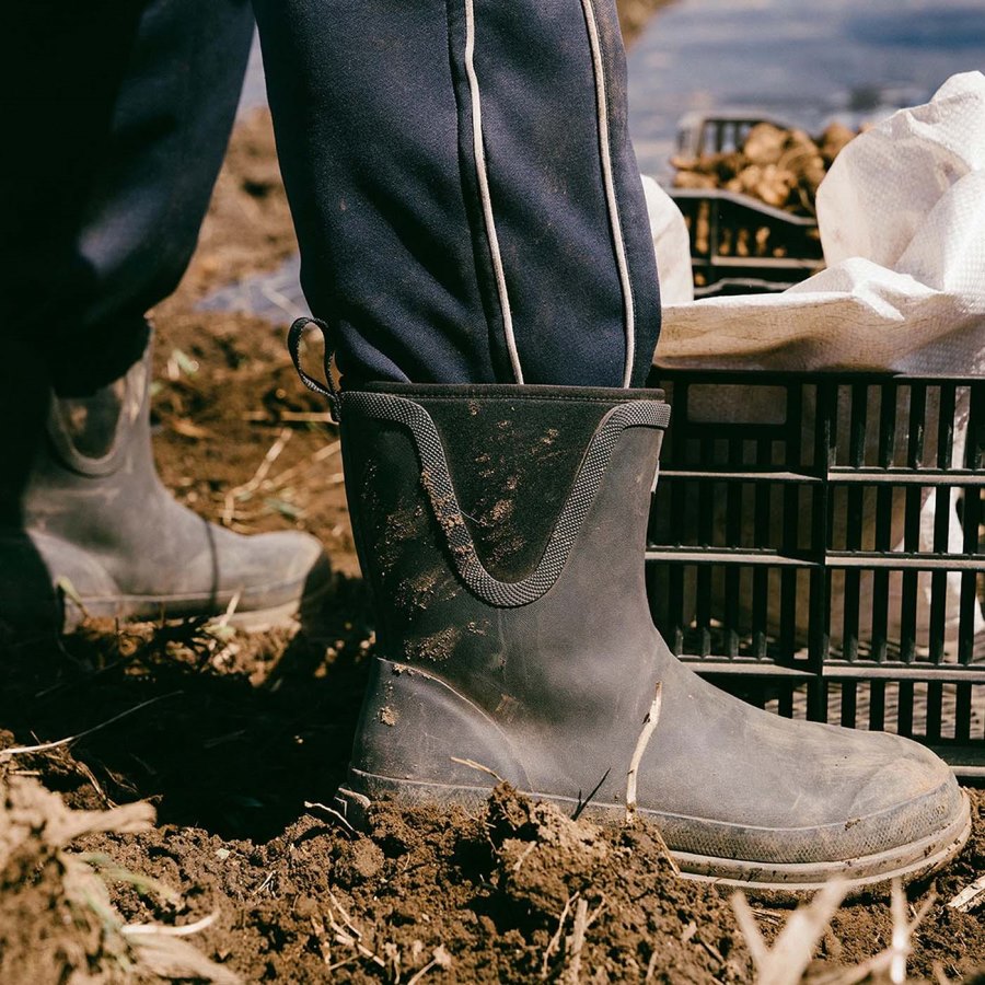 Muck Boots Muck Eredeti Pull On Mid Rövid Szárú Csizma Férfi Fekete | OMM000