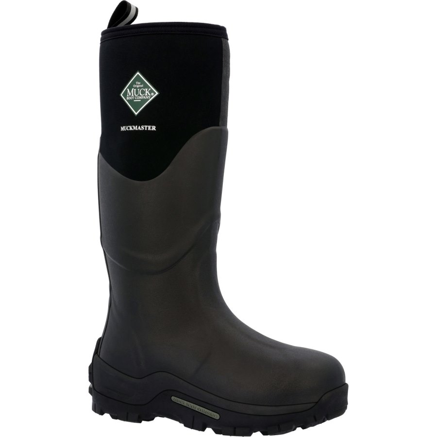 Muck Boots Muckmaster Magas Munkabakancs Férfi Fekete | MMH500A