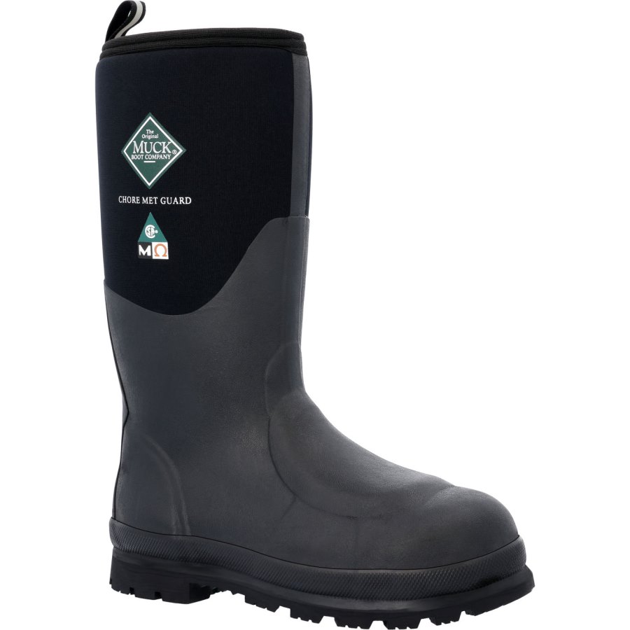 Muck Boots Munkabakancs Chore Met Guard Extreme CSA Munkabakancs Férfi Fekete | CMX000