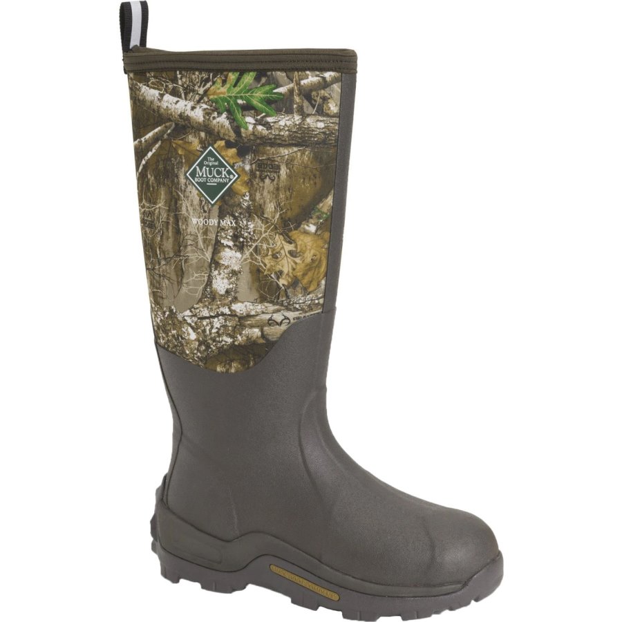 Muck Boots RealTREE® Edge™ Woody Max Magas Boot Hosszú Szárú Csizma Férfi Camo | WDMRTE