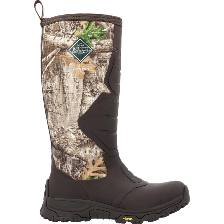 Muck Boots Realtree EDGE® Apex PRO Vibram AGAT Insulated Boot Csizma Férfi Sötétbarna | APMSRTE