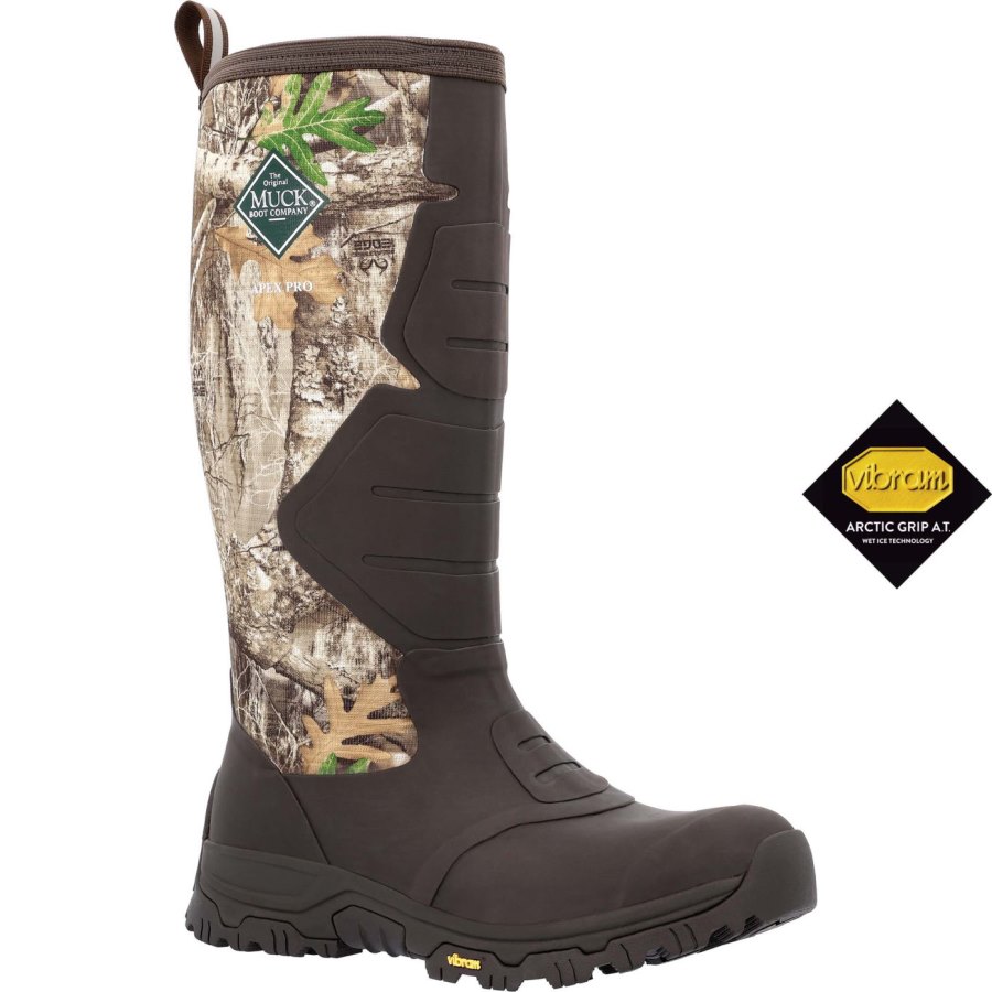 Muck Boots Realtree EDGE® Apex PRO Vibram AGAT Insulated Boot Csizma Férfi Sötétbarna | APMSRTE