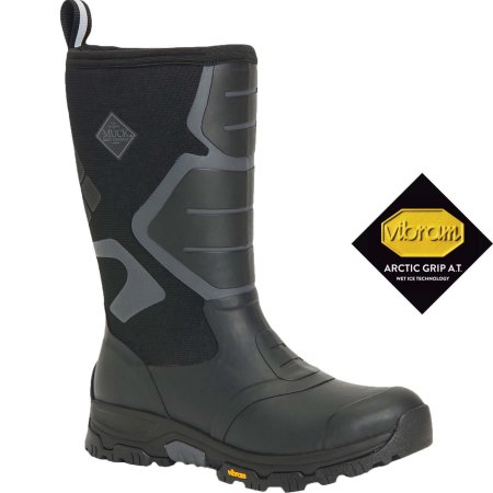 Muck Boots Apex Pro Vibram Arctic Grip All-Terrain Boot Hosszú Szárú Csizma Férfi Fekete | APMT000