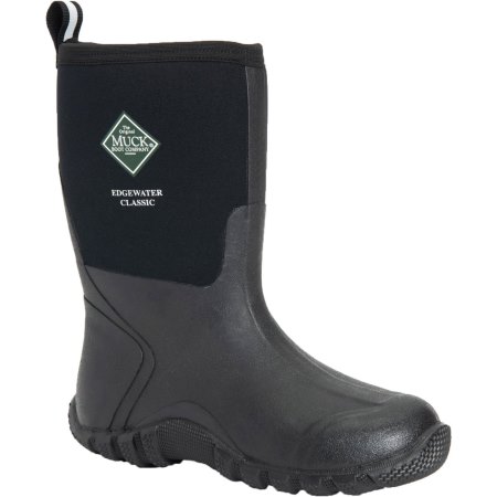 Muck Boots Edgewater Classic Mid Munkabakancs Férfi Fekete | ECM000